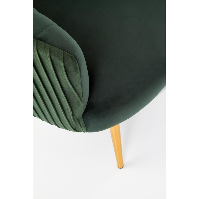 'CROWN Relaxation Armchair Dark Green / Gold' 'CROWN Relaxation Armchair Dark Green / Gold'
