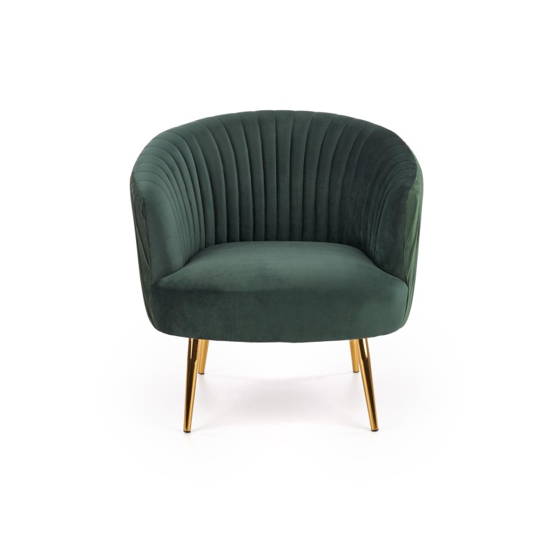 'CROWN Relaxation Armchair Dark Green / Gold' 'CROWN Relaxation Armchair Dark Green / Gold'