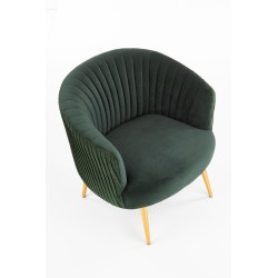 'CROWN Relaxation Armchair Dark Green / Gold' 'CROWN Relaxation Armchair Dark Green / Gold'
