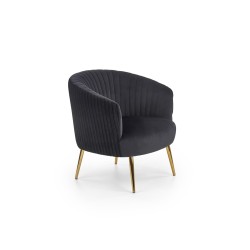 'CROWN Relaxation Chair Black / Gold'