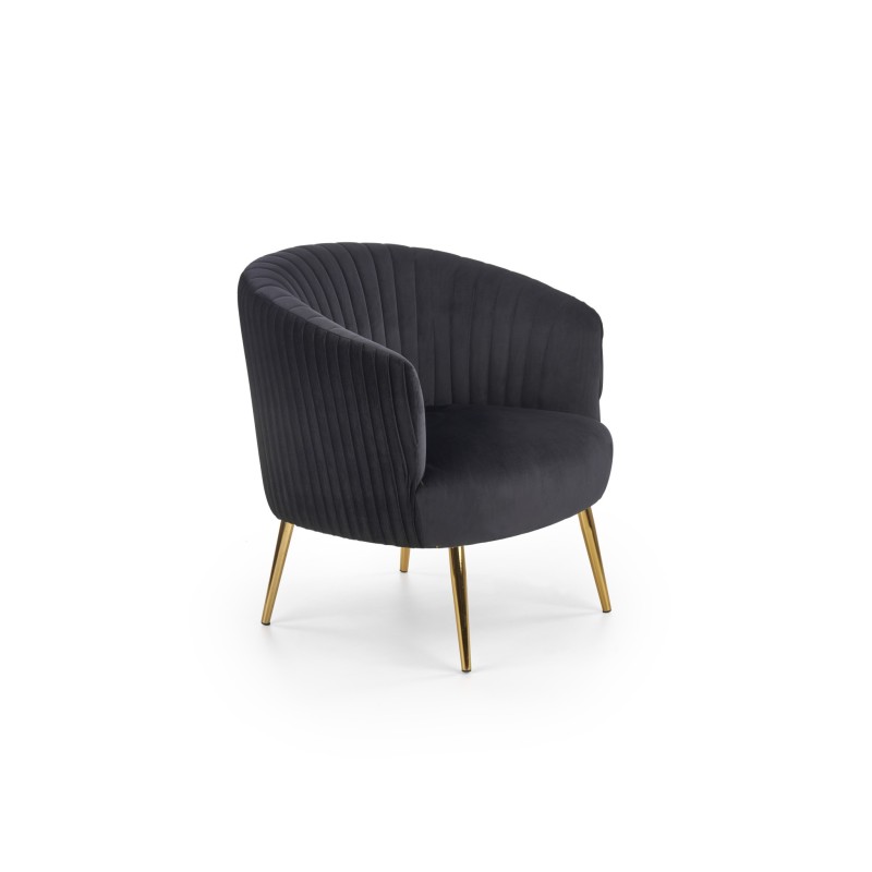 'CROWN Relaxation Chair Black / Gold' 'CROWN Relaxation Chair Black / Gold'