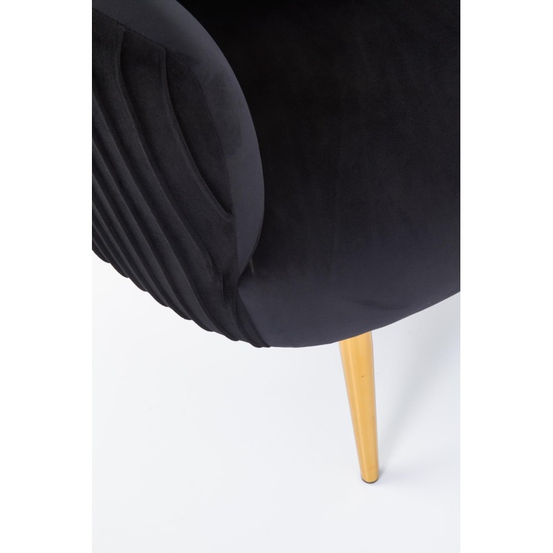 'CROWN Relaxation Chair Black / Gold' 'CROWN Relaxation Chair Black / Gold'