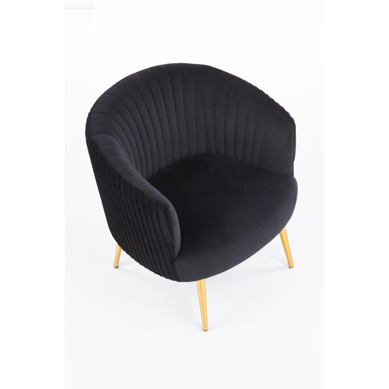 'CROWN Relaxation Chair Black / Gold' 'CROWN Relaxation Chair Black / Gold'