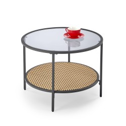 'DAKOTA Smoked/Natural Coffee Table'