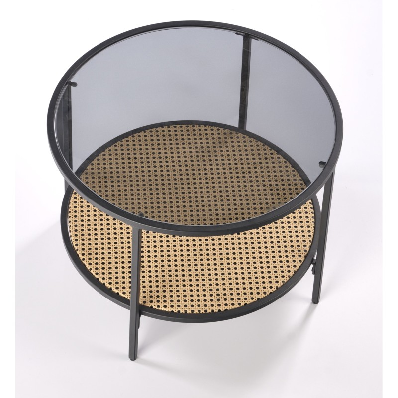'DAKOTA Smoked/Natural Coffee Table' 'DAKOTA Smoked/Natural Coffee Table'