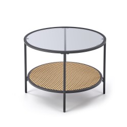 'DAKOTA Smoked/Natural Coffee Table' 'DAKOTA Smoked/Natural Coffee Table'