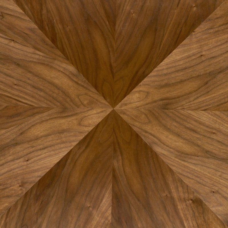 'DANILO Round Table, Walnut Top, Black Legs' 'DANILO Round Table, Walnut Top, Black Legs'