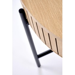 DANTE zestaw 2 ław, naturalny / czarny DANTE zestaw 2 ław, naturalny / czarny