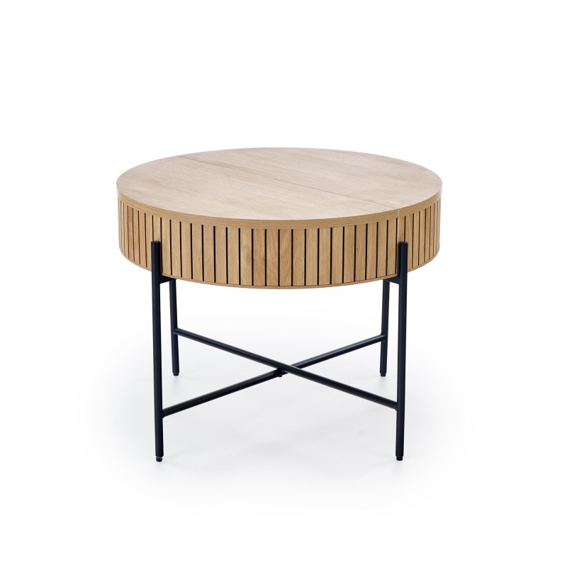 'DANTE Set of 2 Benches, Natural / Black' 'DANTE Set of 2 Benches, Natural / Black'
