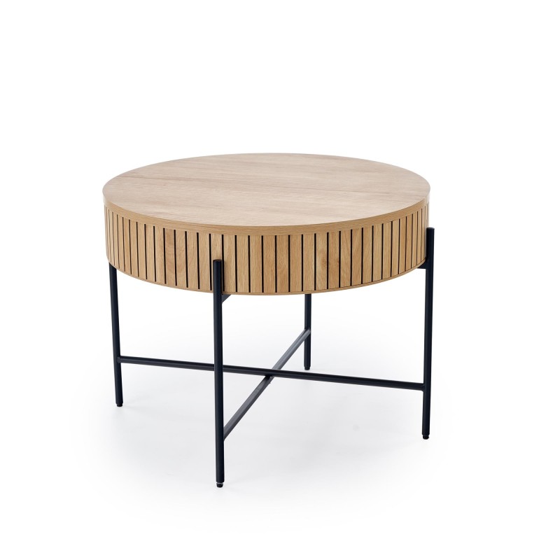 'DANTE Set of 2 Benches, Natural / Black' 'DANTE Set of 2 Benches, Natural / Black'