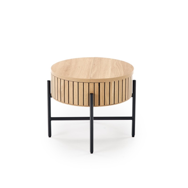 'DANTE Set of 2 Benches, Natural / Black' 'DANTE Set of 2 Benches, Natural / Black'