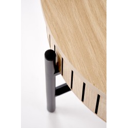 'DANTE Set of 2 Benches, Natural / Black' 'DANTE Set of 2 Benches, Natural / Black'