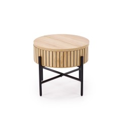'DANTE Set of 2 Benches, Natural / Black' 'DANTE Set of 2 Benches, Natural / Black'