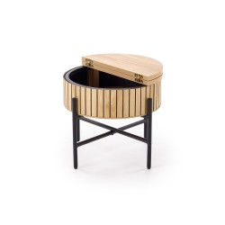 'DANTE Set of 2 Benches, Natural / Black' 'DANTE Set of 2 Benches, Natural / Black'