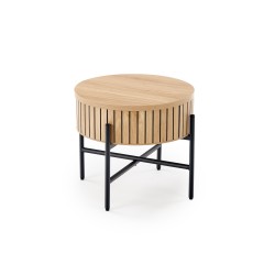 'DANTE Set of 2 Benches, Natural / Black' 'DANTE Set of 2 Benches, Natural / Black'