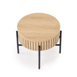 'DANTE Set of 2 Benches, Natural / Black' 'DANTE Set of 2 Benches, Natural / Black'