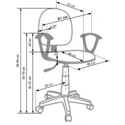 'DARIAN BIS Youth Armchair in Ash' 'DARIAN BIS Youth Armchair in Ash'