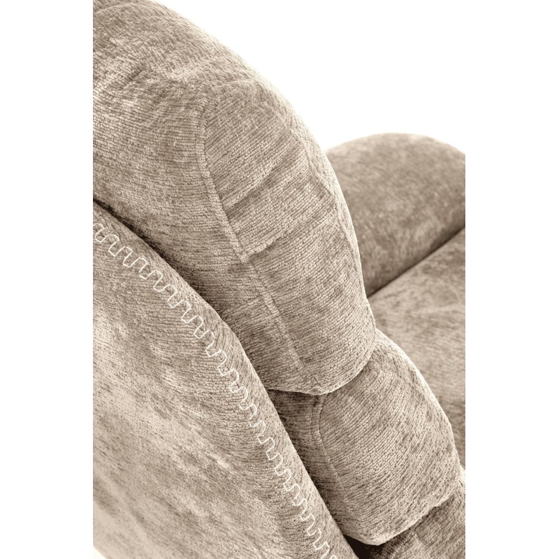 'DARIO Relaxation Armchair with Footrest and Rocking Function, Beige' 'DARIO Relaxation Armchair with Footrest and Rocking Function, Beige'