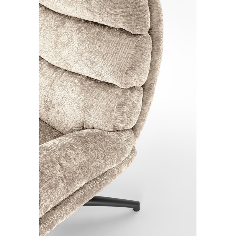 'DARIO Relaxation Armchair with Footrest and Rocking Function, Beige' 'DARIO Relaxation Armchair with Footrest and Rocking Function, Beige'