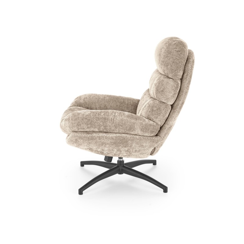 'DARIO Relaxation Armchair with Footrest and Rocking Function, Beige' 'DARIO Relaxation Armchair with Footrest and Rocking Function, Beige'