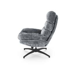 'DARIO Relaxation Armchair with Footrest and Rocking Function, Blue' 'DARIO Relaxation Armchair with Footrest and Rocking Function, Blue'
