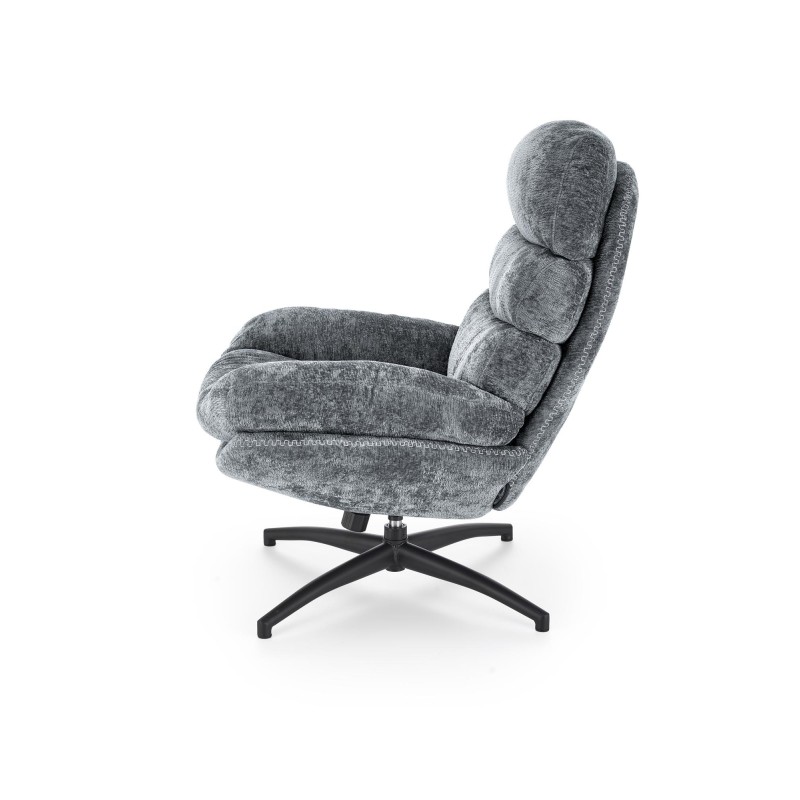 'DARIO Relaxation Armchair with Footrest and Rocking Function, Blue' 'DARIO Relaxation Armchair with Footrest and Rocking Function, Blue'
