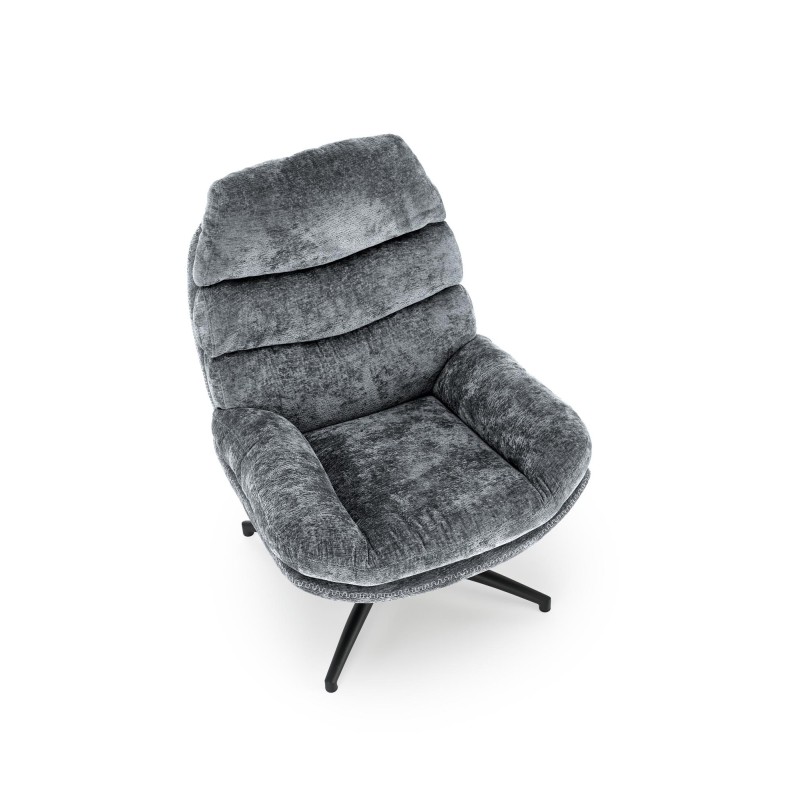 'DARIO Relaxation Armchair with Footrest and Rocking Function, Blue' 'DARIO Relaxation Armchair with Footrest and Rocking Function, Blue'