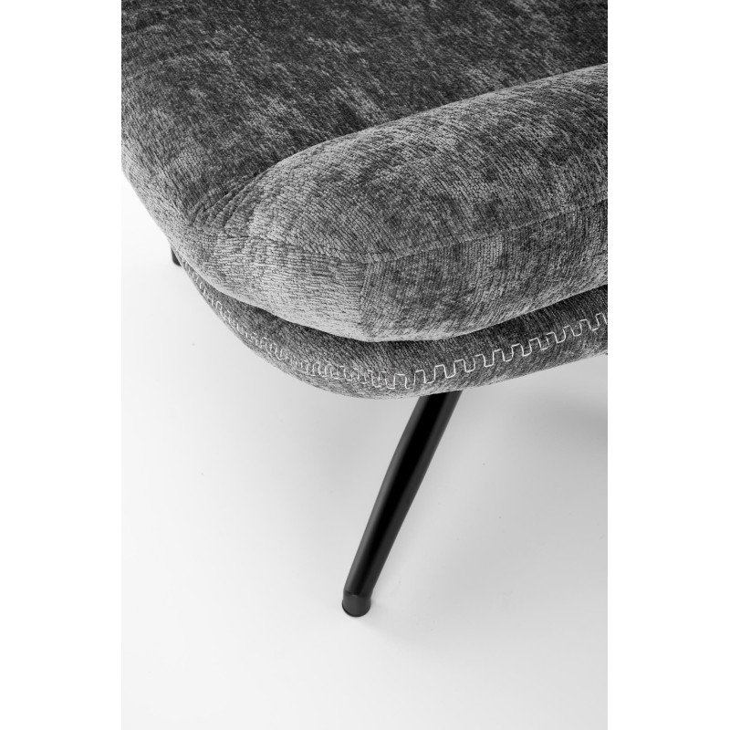 'DARIO Relaxation Armchair with Footrest and Rocking Function, Ash Grey' 'DARIO Relaxation Armchair with Footrest and Rocking Function, Ash Grey'