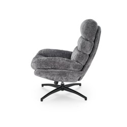 'DARIO Relaxation Armchair with Footrest and Rocking Function, Ash Grey' 'DARIO Relaxation Armchair with Footrest and Rocking Function, Ash Grey'