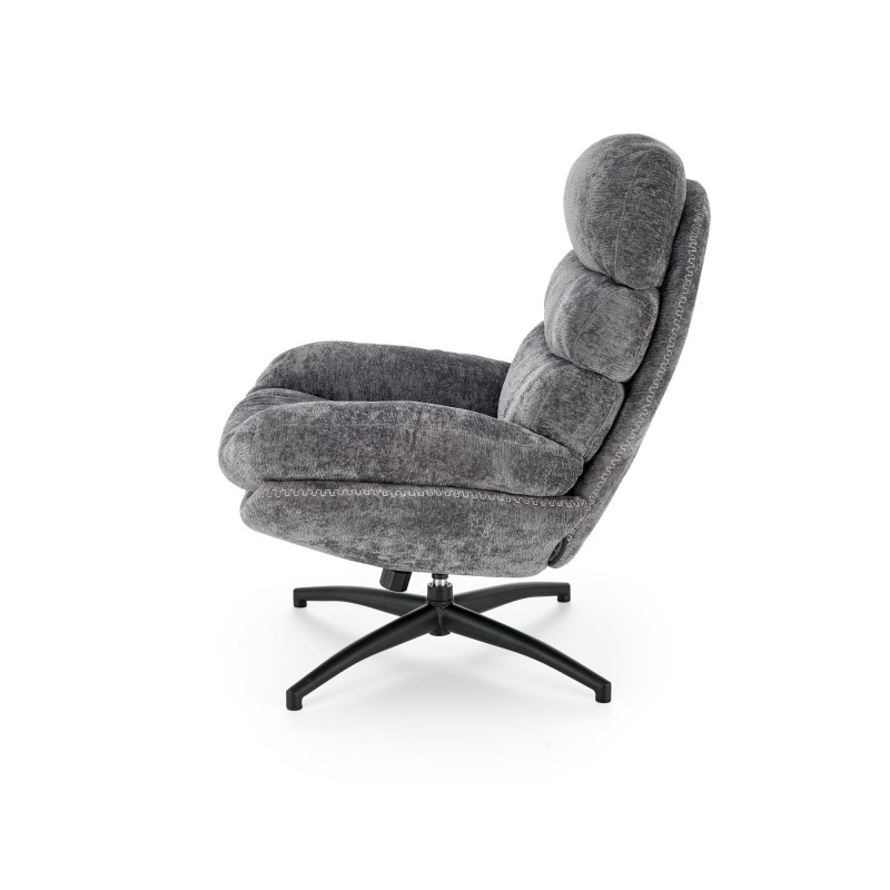 'DARIO Relaxation Armchair with Footrest and Rocking Function, Ash Grey' 'DARIO Relaxation Armchair with Footrest and Rocking Function, Ash Grey'