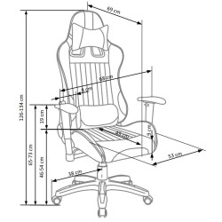 'DEFENDER Black-Red Office Chair' 'DEFENDER Black-Red Office Chair'