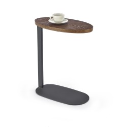 'DELPHI Walnut/Black Coffee Table'