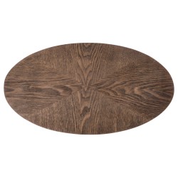 'DELPHI Walnut/Black Coffee Table' 'DELPHI Walnut/Black Coffee Table'