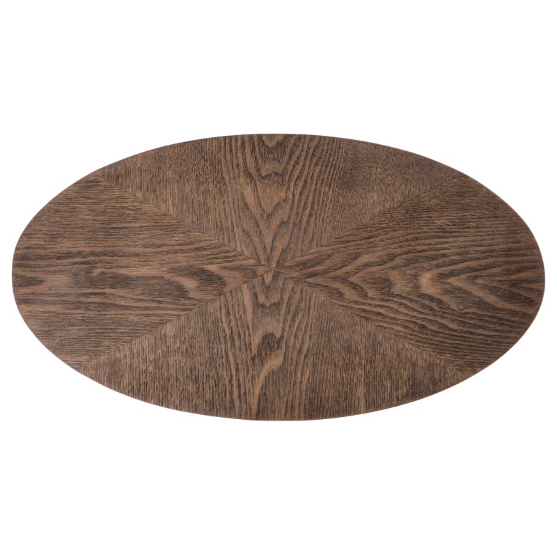 'DELPHI Walnut/Black Coffee Table' 'DELPHI Walnut/Black Coffee Table'