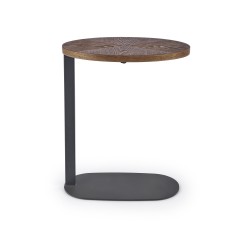 'DELPHI Walnut/Black Coffee Table' 'DELPHI Walnut/Black Coffee Table'