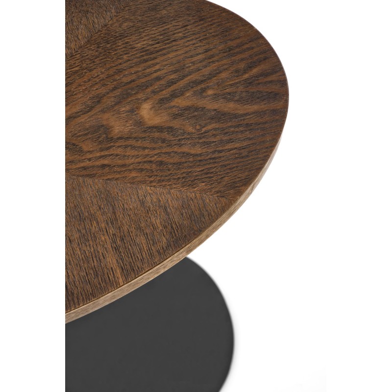 'DELPHI Walnut/Black Coffee Table' 'DELPHI Walnut/Black Coffee Table'
