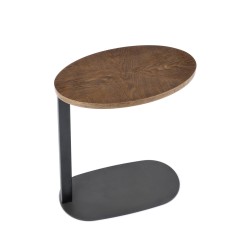 'DELPHI Walnut/Black Coffee Table' 'DELPHI Walnut/Black Coffee Table'