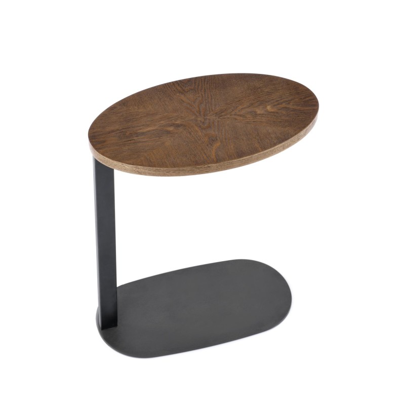 'DELPHI Walnut/Black Coffee Table' 'DELPHI Walnut/Black Coffee Table'