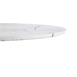 'DENVER Table, Top - White Marble, Leg - White' 'DENVER Table, Top - White Marble, Leg - White'