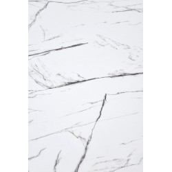 'DENVER Table, Top - White Marble, Leg - White' 'DENVER Table, Top - White Marble, Leg - White'