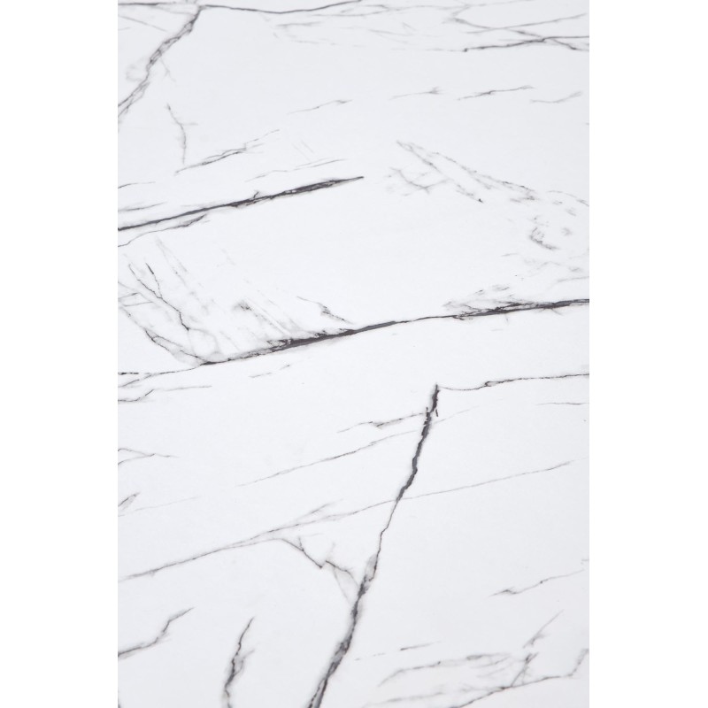'DENVER Table, Top - White Marble, Leg - White' 'DENVER Table, Top - White Marble, Leg - White'