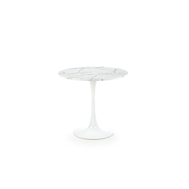 'DENVER Table, Top - White Marble, Leg - White' 'DENVER Table, Top - White Marble, Leg - White'