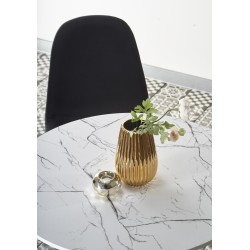 'DENVER Table, Top - White Marble, Leg - White' 'DENVER Table, Top - White Marble, Leg - White'