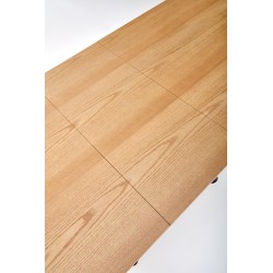 DERRICK stół rozkładany dąb naturalny / czarny (2p 1szt) DERRICK stół rozkładany dąb naturalny / czarny (2p 1szt)