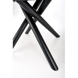 'DERRICK Extendable Table in Natural Oak / Black' 'DERRICK Extendable Table in Natural Oak / Black'