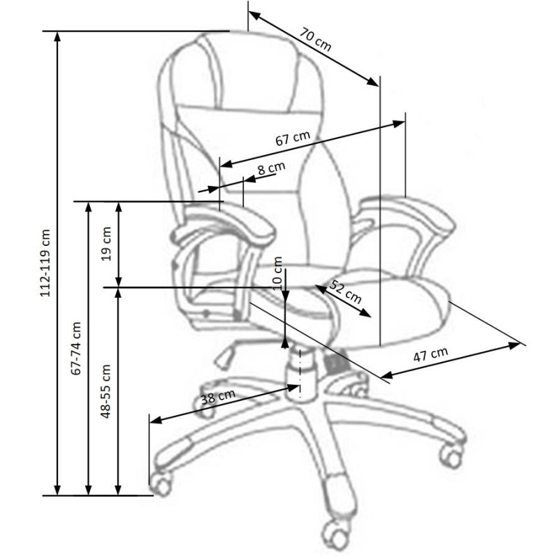 'DESMOND Office Chair in Ash' 'DESMOND Office Chair in Ash'