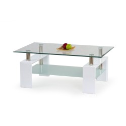 'DIANA H White Lacquered Coffee Table'