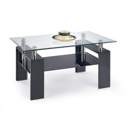 'DIANA H Black Lacquered Coffee Table'