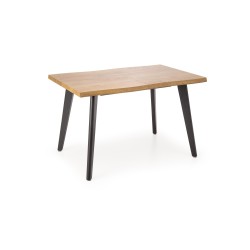 'DICKSON 2 Extendable Table 150-210/90 cm, Top - Natural, Legs - Black'