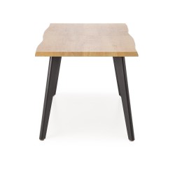 DICKSON 2 stół rozkładany 150-210/90 cm, blat - naturalny, nogi - czarny DICKSON 2 stół rozkładany 150-210/90 cm, blat - naturalny, nogi - czarny